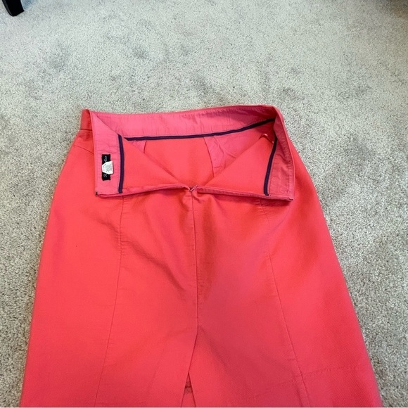 J. Crew pink pencil skirt Sz 10 pockets - Picture 4 of 10